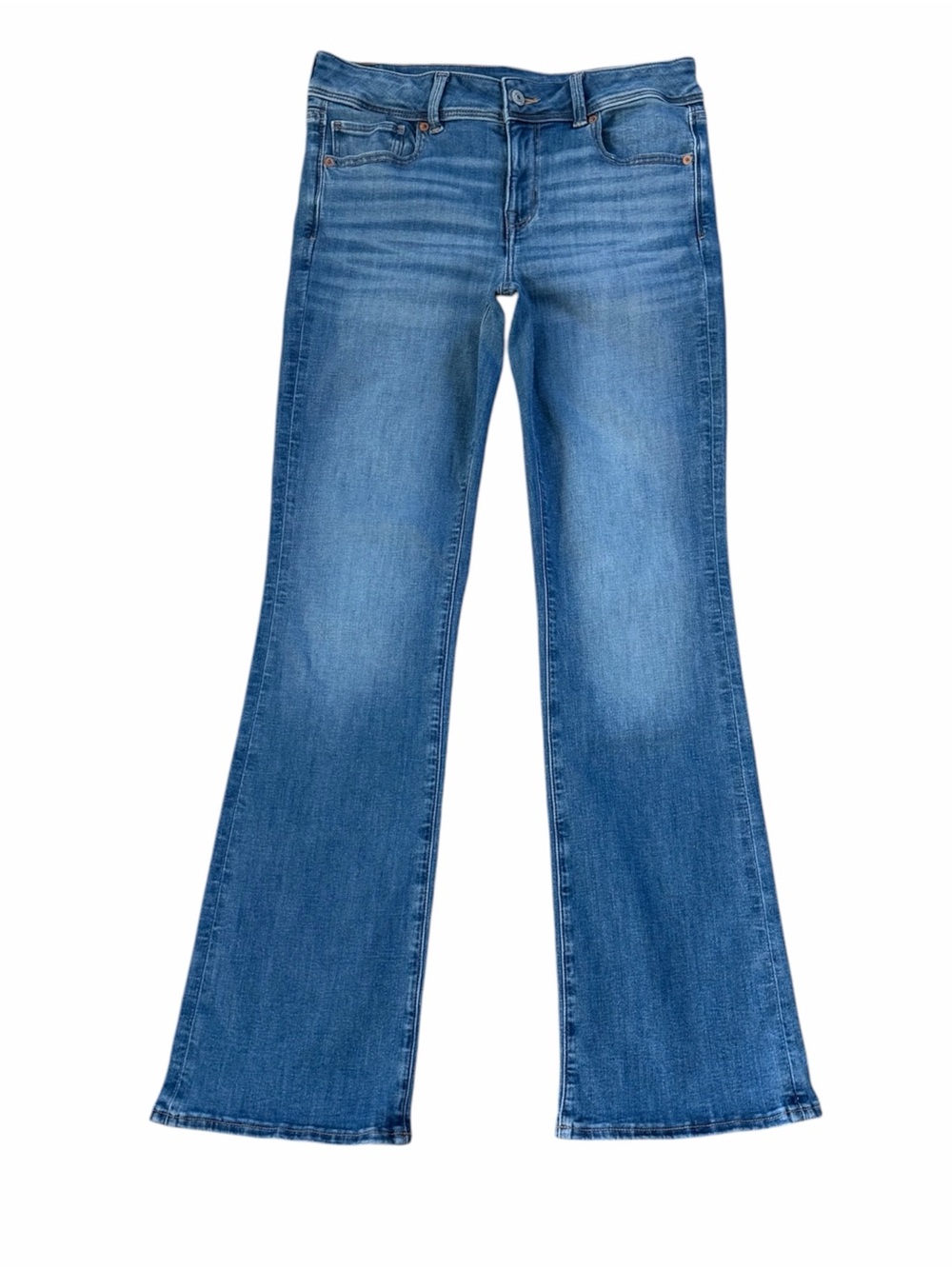 American Eagle Outfitters Women's Next Level Stretch Kick Boot Jeans Size 8
